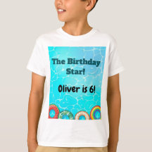 子供用プールパーティTシャツ