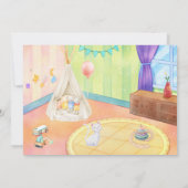 子供用ベビールーム（おもちゃ付き） 招待状 (裏面)