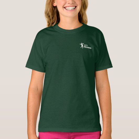 子供用ベーシックTシャツ | エコフィットネス Tシャツ (正面)