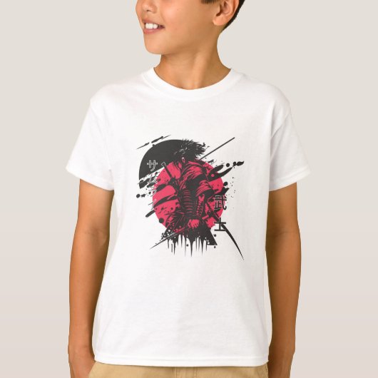 子供用ベーシックTシャツ - 快適な半袖 Tシャツ (正面)