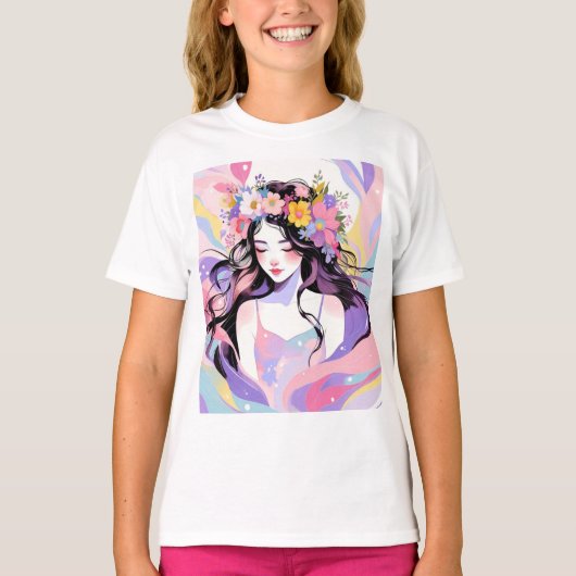 子供用ベーシックTシャツ Tシャツ (正面)