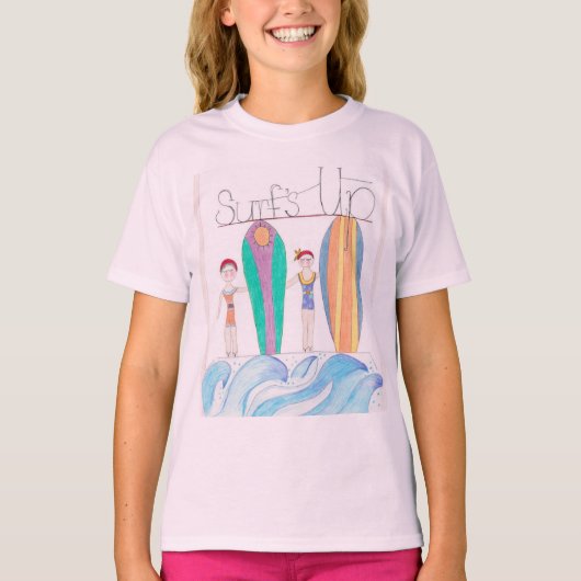 子供用ホイッムシカルサーフアップTシャツ Tシャツ (正面)
