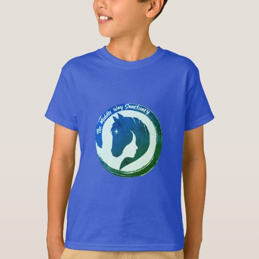 子供用ミドルウェイTシャツ Tシャツ (正面)