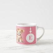 子供用ライオン マグカップ 名前入り ピンク (右)