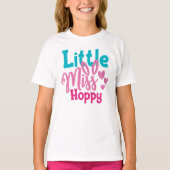 子供用リトルミスホッピーのイースターTシャツ Tシャツ (正面)