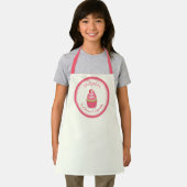 子供用レトロな美味しそうなカップケーキエプロン エプロン (インサイチュ)