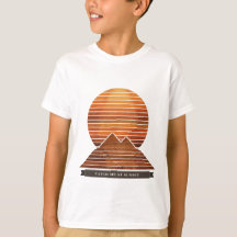 子供用レトロサンセットTシャツ「Catch Me At Sunset」