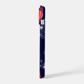 子供用ロケット宇宙ネイビー iPhone 15ケース (左側面)