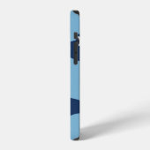 子供用ワニ柄: 夏の陽気さ。 iPhoneケース (左側面)