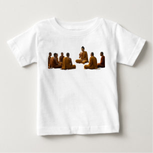 子供用仏画Tシャツ - 平和な集い ベビーTシャツ