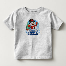子供用冬の休日のギフト トドラーTシャツ
