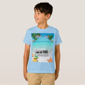 子供用夏毛キャットシャツ Tシャツ (正面フル)