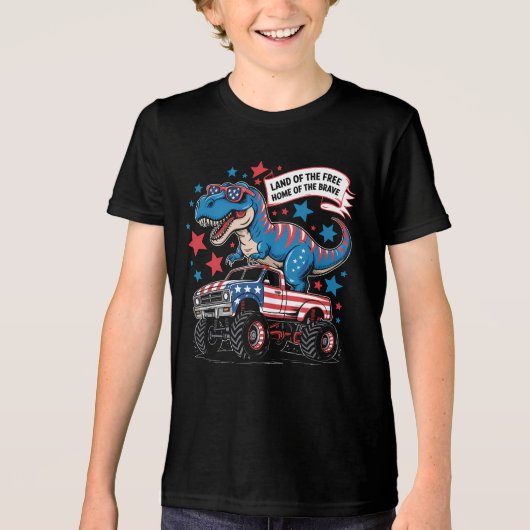 子供用愛国Tシャツ トライブレンドTシャツ (正面)