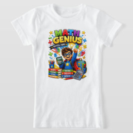 子供用数学Tシャツ | 算数ヒーロー Tシャツ
