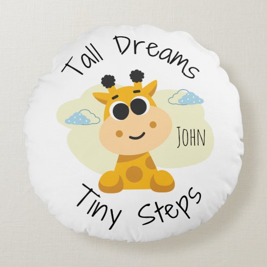 子供用枕 ラウンドクッション (正面)