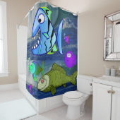 子供用海のシャワーカーテン シャワーカーテン (インサイチュ)