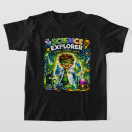 子供用科学シャツ | サイエンスエクスプローラー Tシャツ