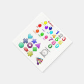 子供用紙ナプキンス スタンダードカクテルナプキン (角)