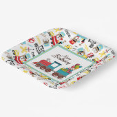 子供用誕生日列車 ペーパープレート (傾斜あり)