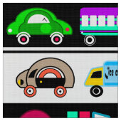 子供用車 ファブリック (クローズアップ)