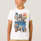 子供用野生のTシャツ Tシャツ (正面)