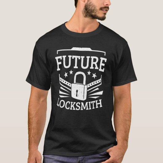 子供用錠前修理キット ロックピックツール Tシャツ (正面)