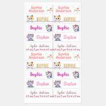子供用防水名前ラベル オーダーメイド