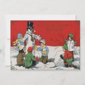 子供用雪だるま冬雪 (正面)