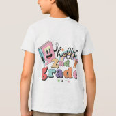**子供用高品質ジャージーTシャツ トライブレンドＴシャツ (裏面)
