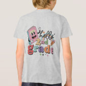 **子供用高品質ジャージーTシャツ トライブレンドＴシャツ (裏面)