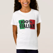 子供用100%イタリアン - ヘリテージ・プライド Tシャツ (正面)