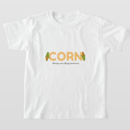 子供用 とうもろこしアレルギー啓発Tシャツ Tシャツ