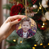 子供用 オーダーメイド サンタ クリスマス セラミックオーナメント