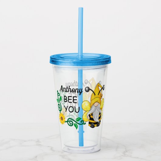 子供用 オーダーメイド Bee You アクリルタンブラー (正面)