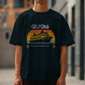 子供用 ブラック クルーズ シップ ファミリー Tシャツ