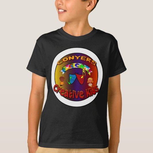 子供用ConyersクリエイティブキッズTシャツ Tシャツ (正面)