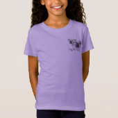子供用PEACE LOVE DIVAS Blossom & Lilybug Tシャツ (正面)