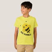 子供用Tシャツ はち 謙虚 Tシャツ (正面フル)