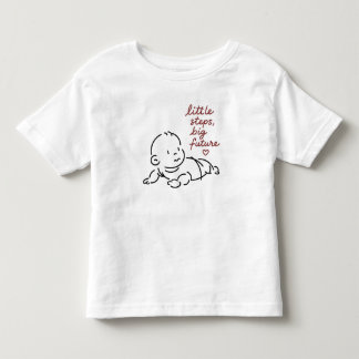子供用Tシャツ - シンプル可愛いベビーラインアート トドラーTシャツ
