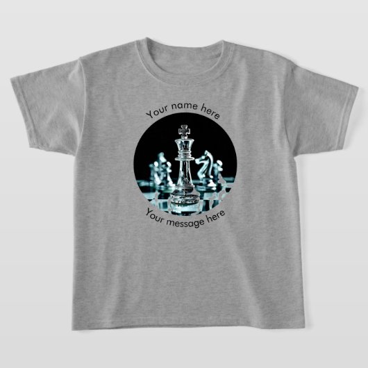 子供用Tシャツ チェス Tシャツ (レイダウン)