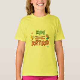 子供用Tシャツ トンボとハチのプリント Tシャツ