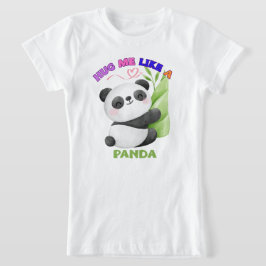 子供用Tシャツ – パンダのようにぎゅっと抱きしめて 🐼 Tシャツ