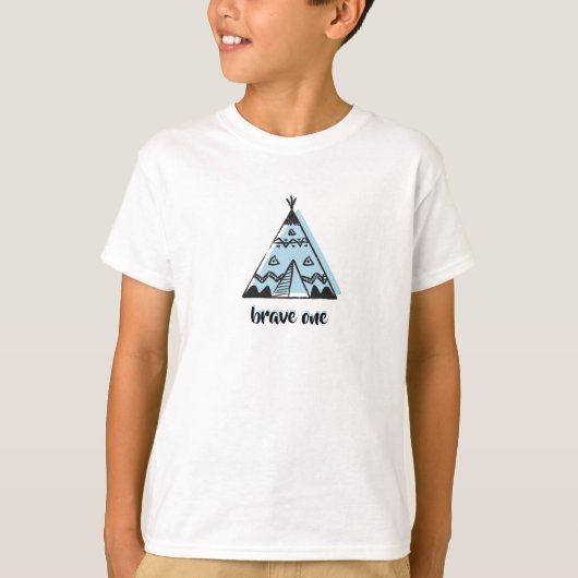 子供用Tシャツ - 勇敢なひと Tシャツ (正面)