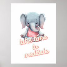 子供瞑想ポスターアートルームデコール