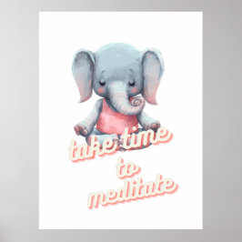 子供瞑想ポスターアートルームデコール ポスター