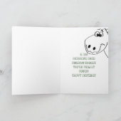 子供第4回誕生日3D恐竜 カード (内部)