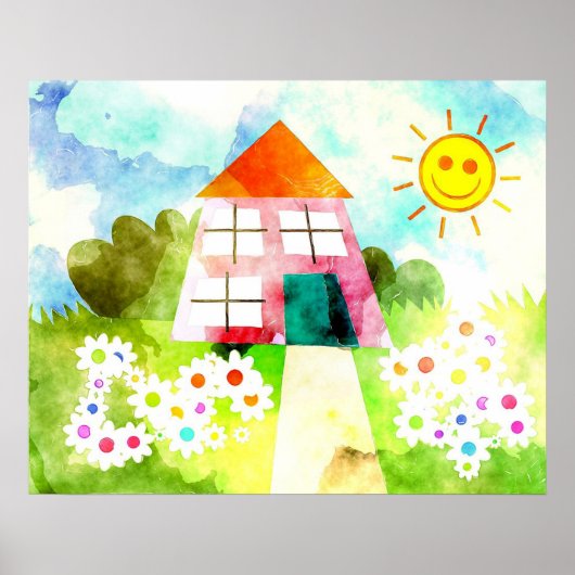 子供絵画ズ ポスター (正面)