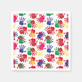 子供絵画誕生会 スタンダードカクテルナプキン