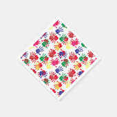 子供絵画誕生会 スタンダードカクテルナプキン (角)