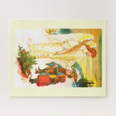 子供芸術のクリスマスエンジェル ジグソーパズル (横)